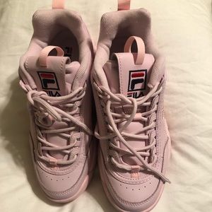 Womens Fila Disruptor in Pink size 8.5